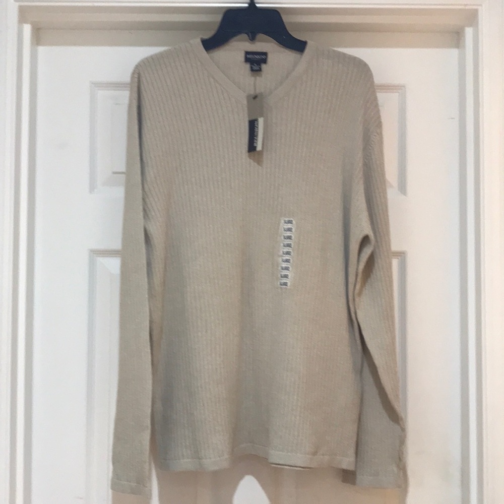 New Reunion Menswear Cotton Sweater Sz XL